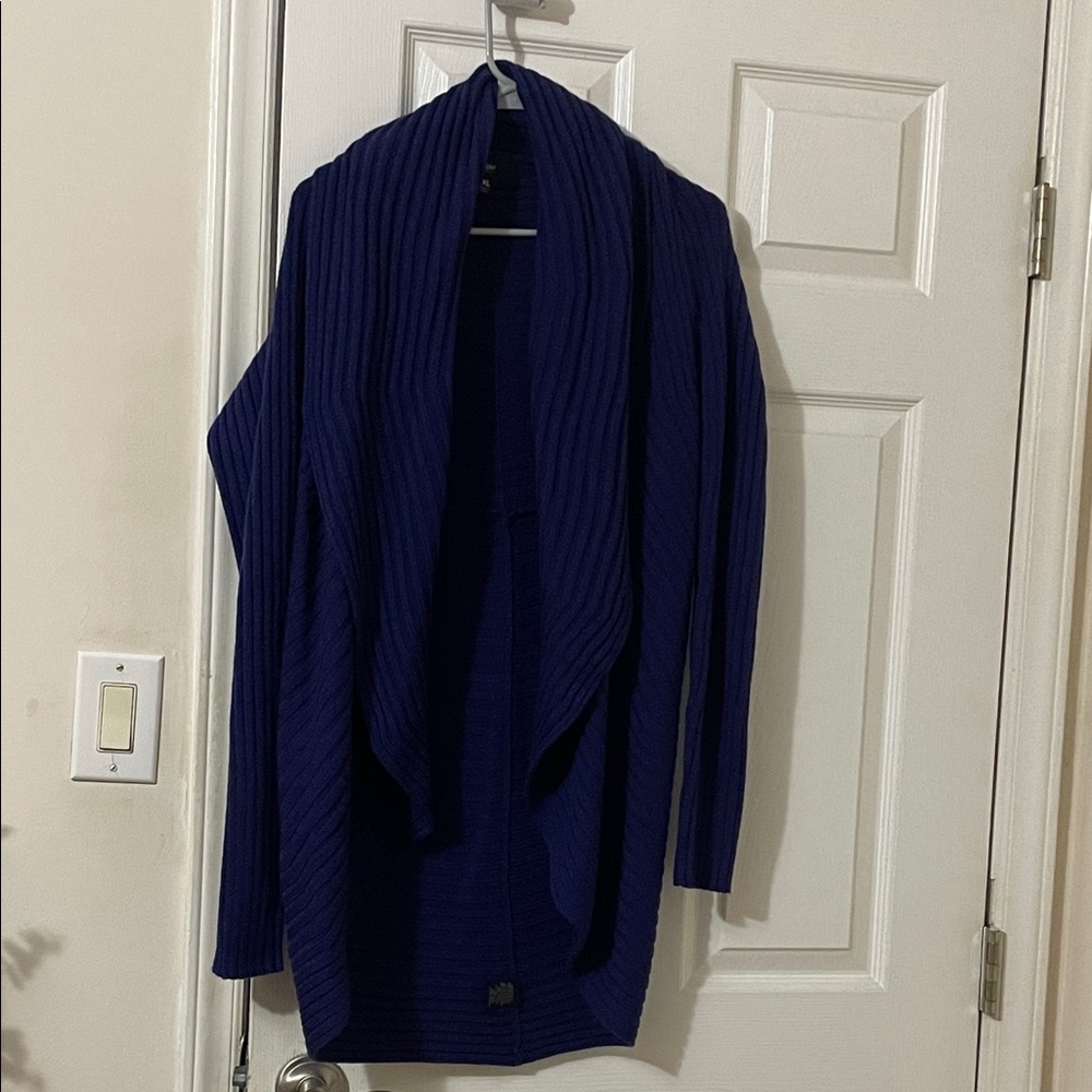 Wilfred Deep Blue Ribbed Cardigan
